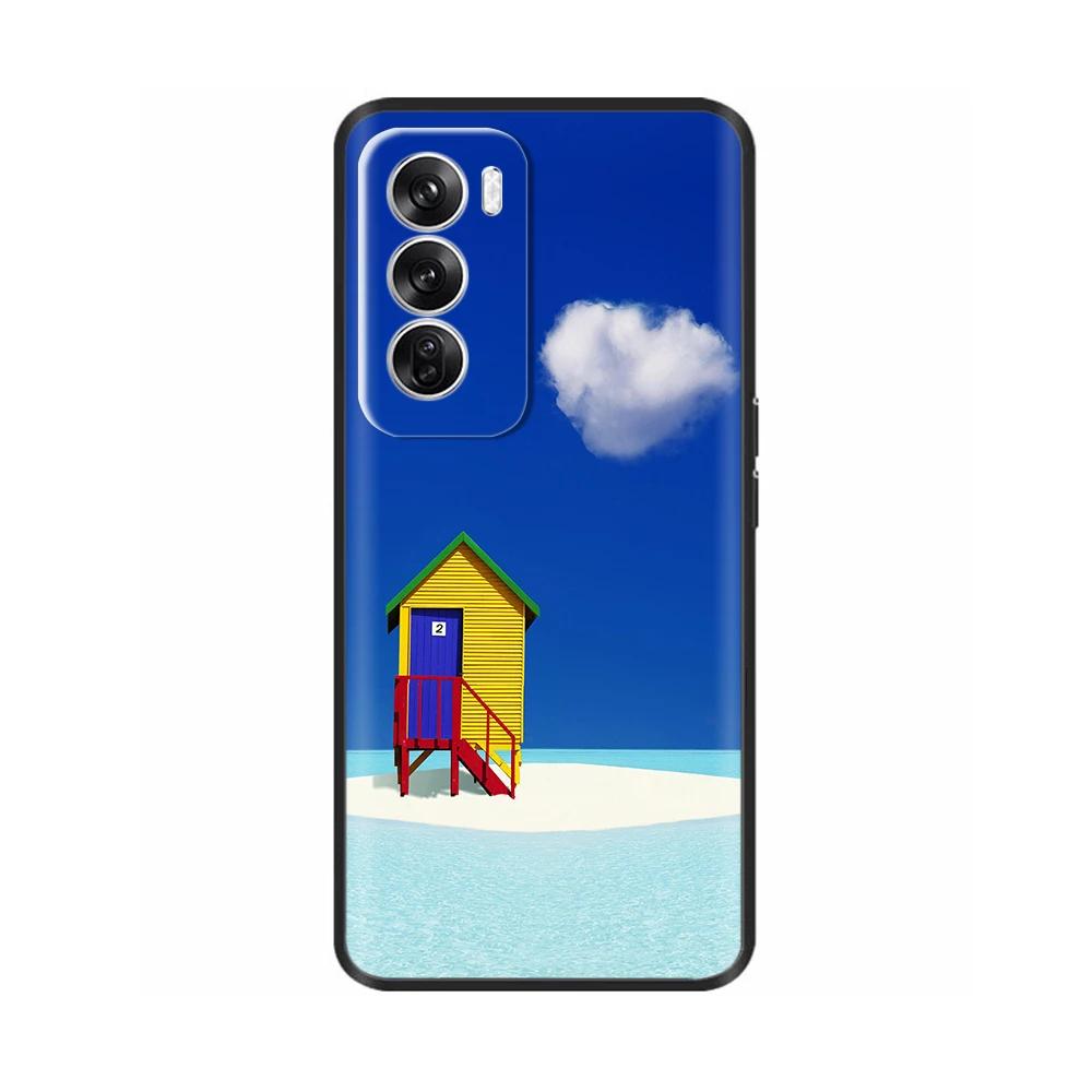 For OPPO Reno 12 5G Case New Fashion Painted Cover Silicone Soft TPU Phone Cases For OPPO Reno 12 Pro 5G Shell reno12 Pro Fundas