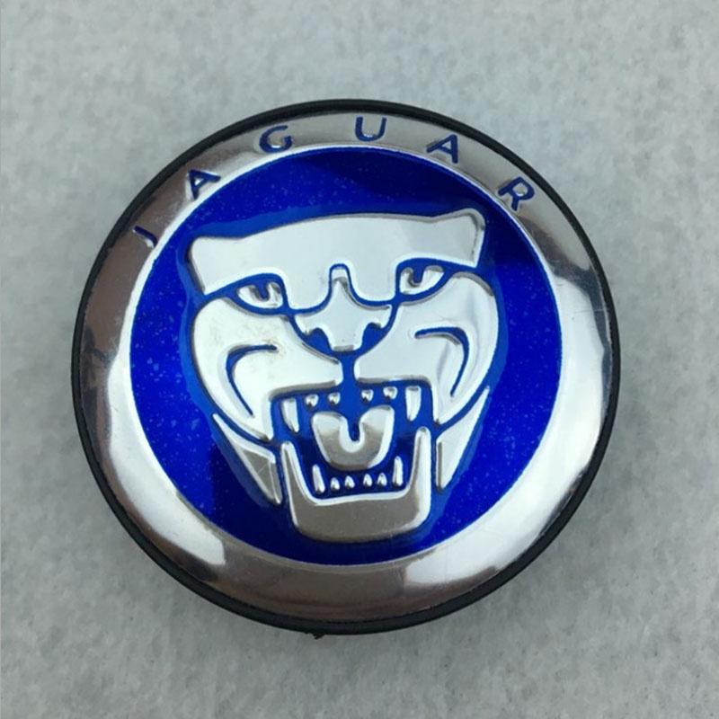 Elegant 4pcs Set Jaguar Wheel Hub Caps Logo Rim 59mm Cover Emblem Cap In Premium Quality