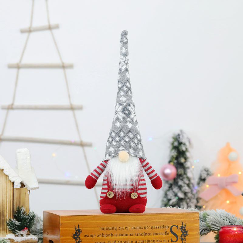 Cross-Border Exclusive European & American Style Faceless Old Man Christmas Ornaments