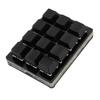 12 Key Mechanical Gaming Keyboard Mini USB Wired RGB Red Switch Programmable Macro Keyboard Black