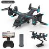 LM19 Remote Control Helicopter Drone 480P Camera Fighter Quadcopter Osprey Aircraft RC Drones for Children Kids Plane Toys Gifts