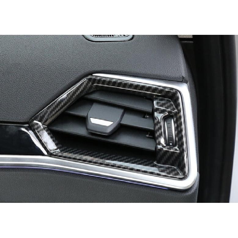 Side Outlet Vent Console Covers Trim Carbon Fiber For BMW 3 Series G20 -