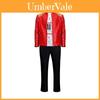 Michael Jackson Cosplay Costume For Anime Role Play Polyester Material With Stylish Design For Gaming Fans