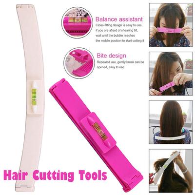1 paire d'outils de coupe de cheveux DIY avec coupe de frange et pince de coupe de cheveux 1ML