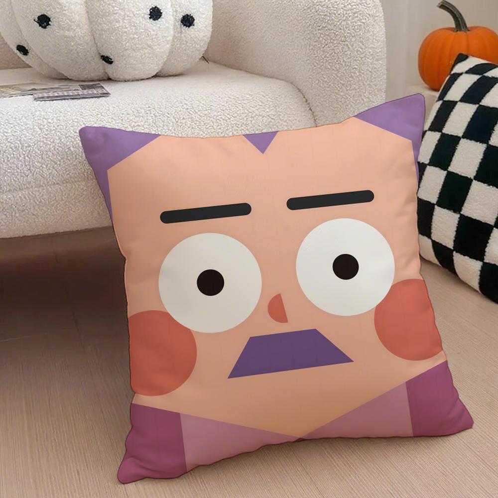 

mbti MBTI Cushion Cover Throw Pillow Cover Hidden Button Durable Polyester Chair Cushion 30X30cm
