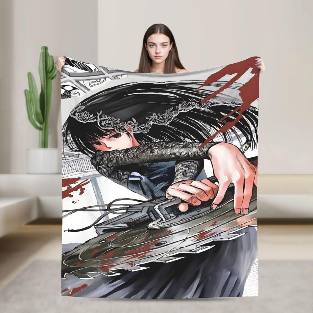 Yoichi Nagumo Flannel Throw Blankets Sakamoto Days Anime Blankets for Bedding Office Soft Plush Thin Quilt