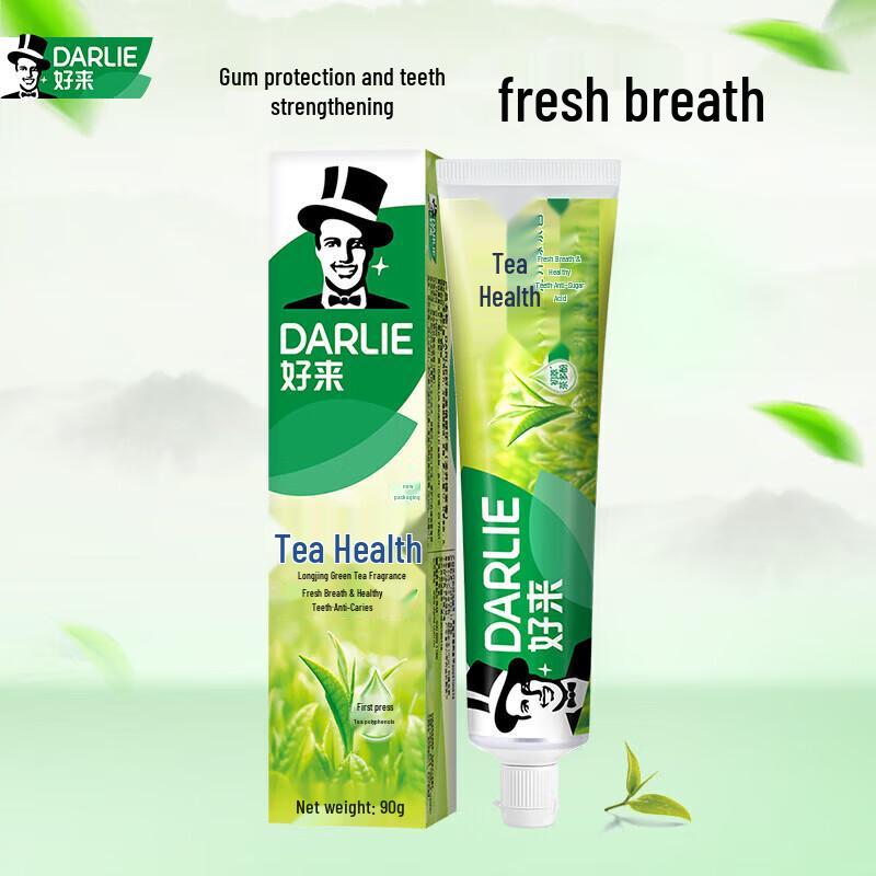 Отбеливающая зубная паста Darlie Chabaijian Longjing с мятой 90 г x 6 тюбиков