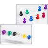 10 Counts Magnetic Push Pins for Fridge Calendars School Whiteboards Bulletboard