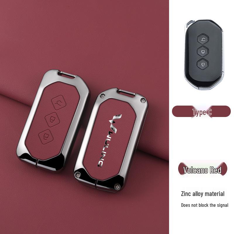Wuling High-end Men's Car Key Case for Jiachen, Bingo, Hongguang MINIEV, Capgemini, Journey