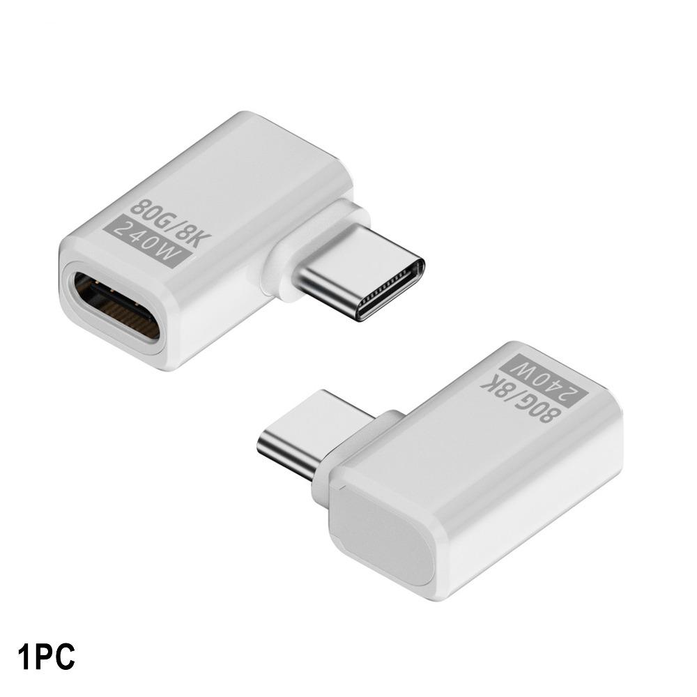 240W Type-C Converter 80Gbps 8K 60HZ USB4 Adapter Data Transmission Male To Female USB-C Extension Connector Mobile Phone