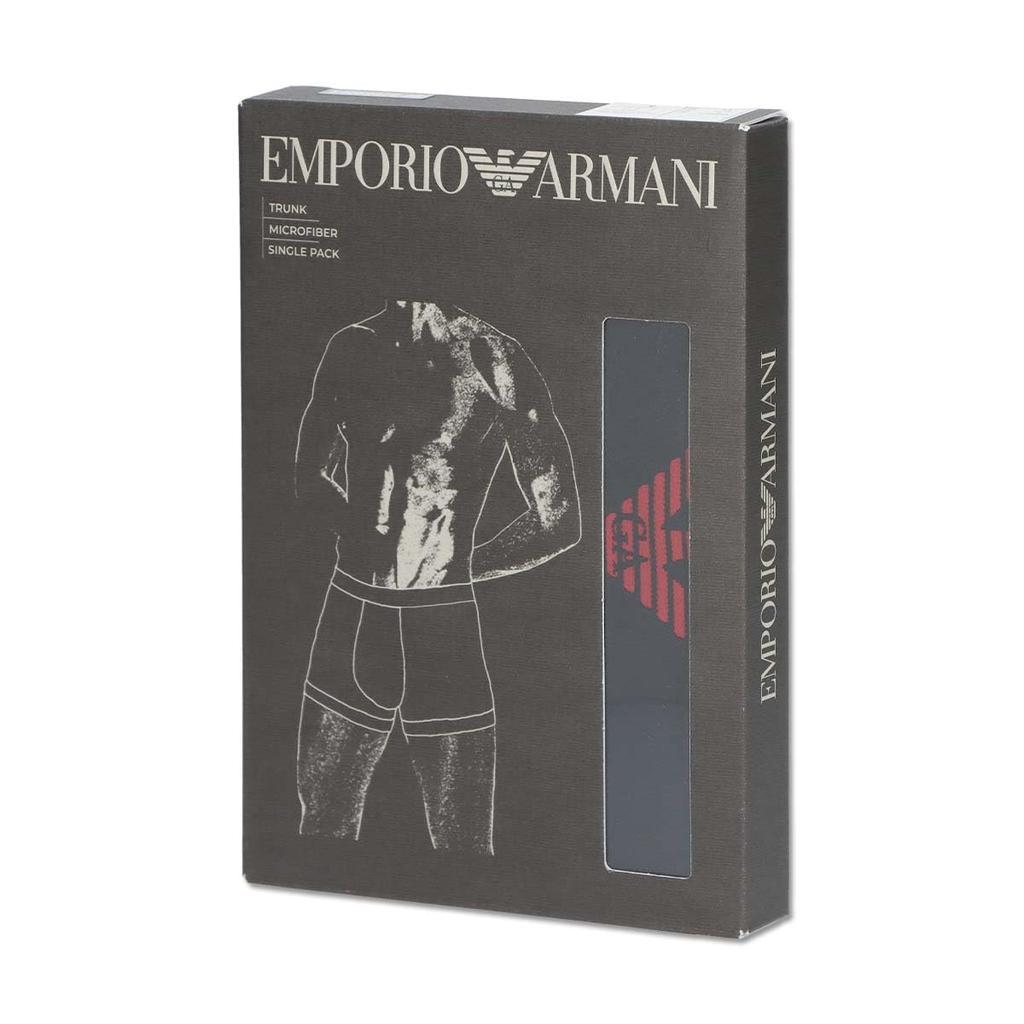 Emporio Armani ALL OVER MICROFIBER Boxer Shorts, Men's, Sizes S/M/L, Front Closure, EU Sizes, 54059972, Brown