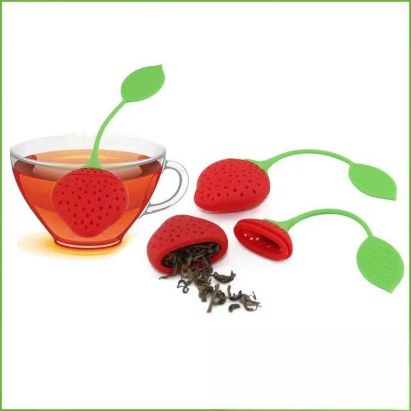 New Silicone Tea Infuser Teabag Kettle Loose Tea Leaf Strainer Ball  Herbal Spice Filter Teapot Gadgets Tea Brewing Device
