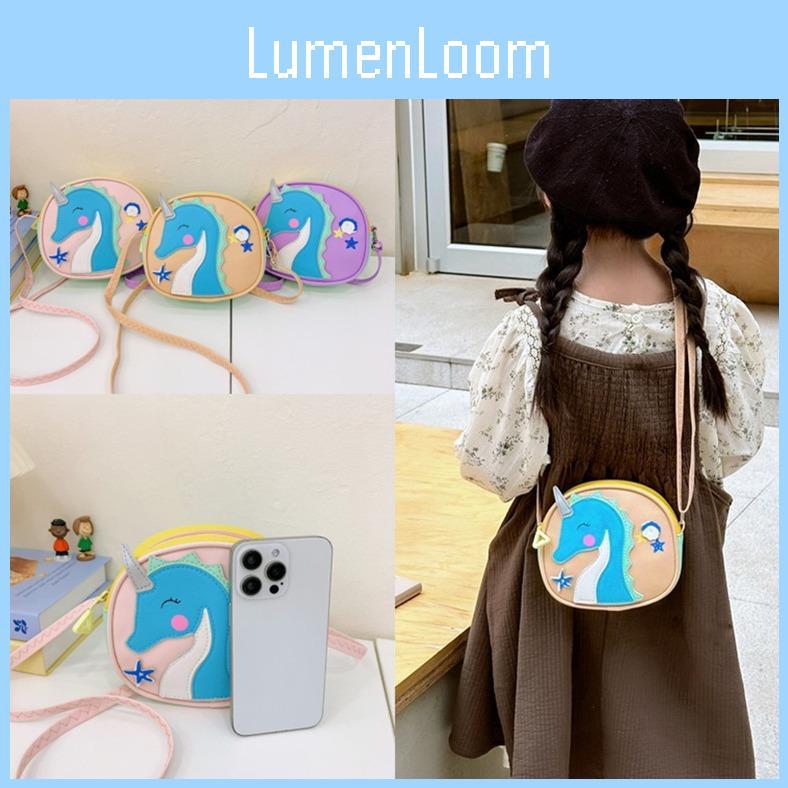 Charming Kids Cute Pony Shoulder Bag For Toddlers Versatile Daily Use