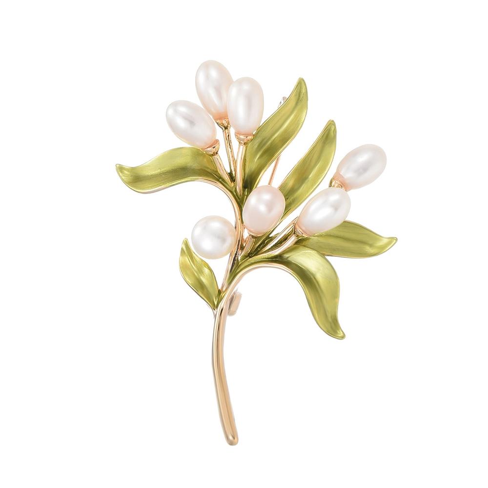 High-end and Light Luxury Zircon Bouquet Brooch, Versatile, Fashionable Sophisticated, Blooming Floral