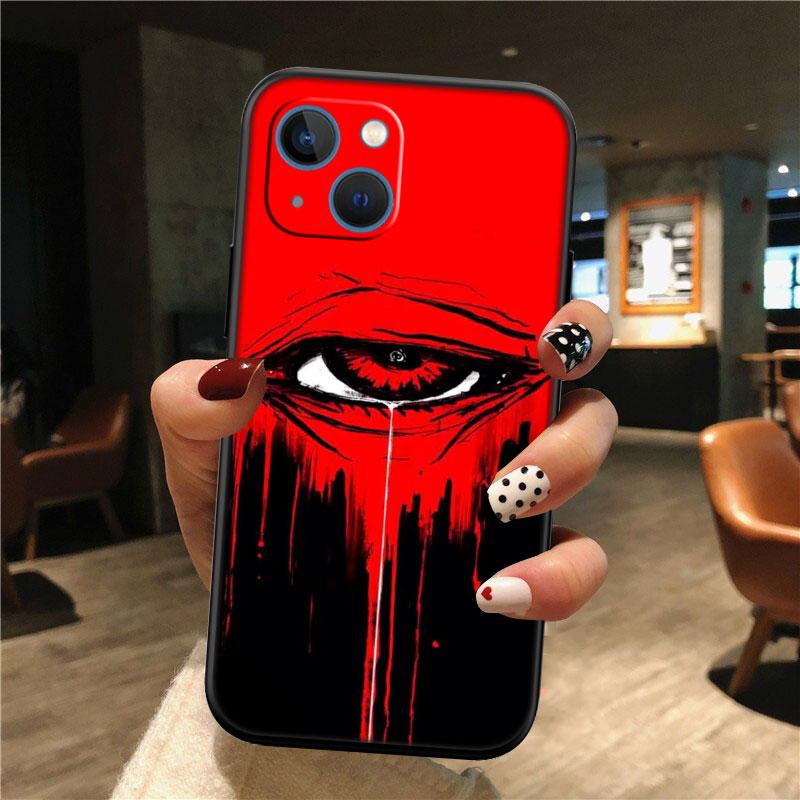 IK62 Spooky Scary Face Eyes New High-End Shell Phone Case for iPhone SE X XS XR 16E 17 11 Pro Max 8 7 6 6s Plus Air