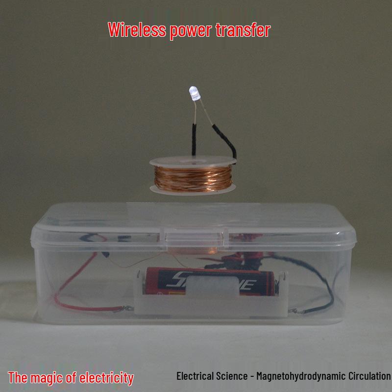 DIY Wireless Electromagnetic Induction Kit: Educational Science Toy for Experiments