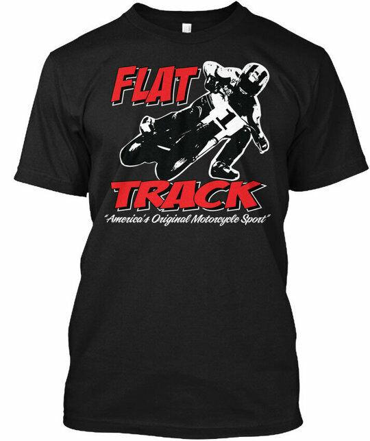 

Футболка унисекс Flat Trackamericas Motorcycle Sport Track Americas S