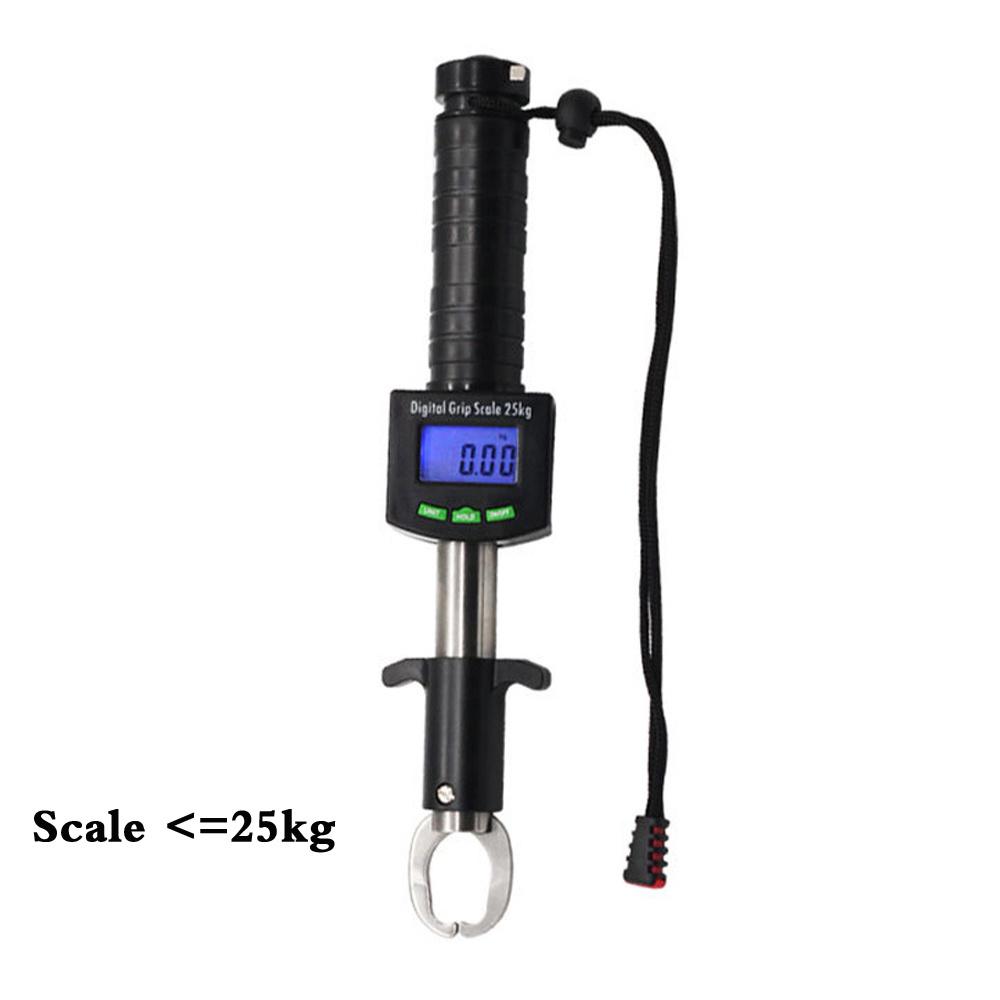 

Весовая линейка 25/15 кг, нержавеющая сталь, захват для губ, светодиодный электронный портативный захват для рыбалки, профессиональный аксессуар