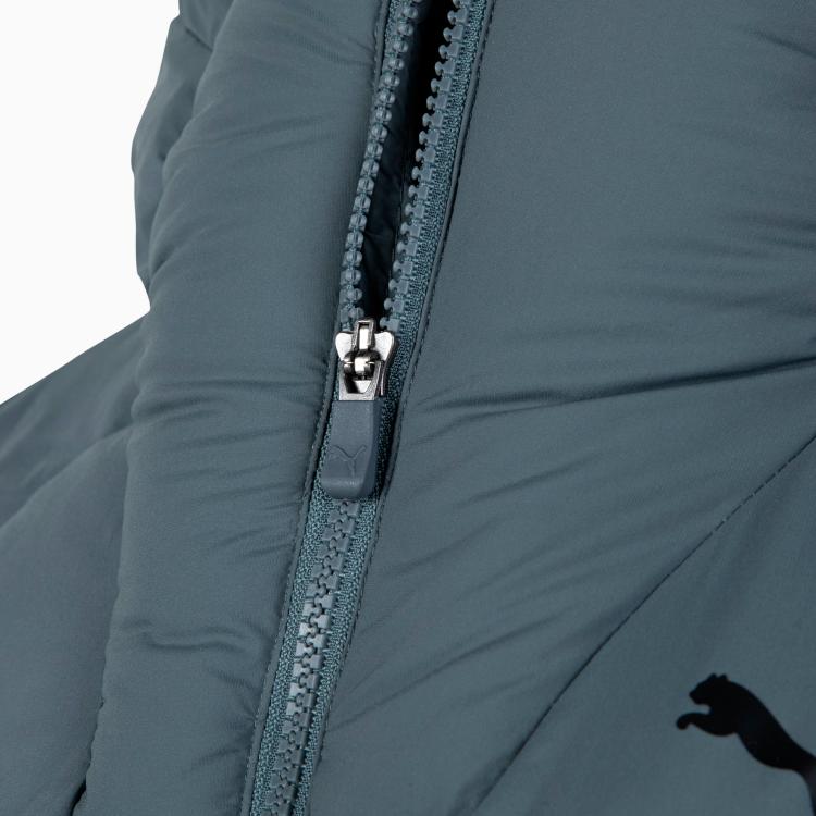 Puma Solid Color Logo Print Casual Hooded Jacket Men Jackets Blue 933464-02