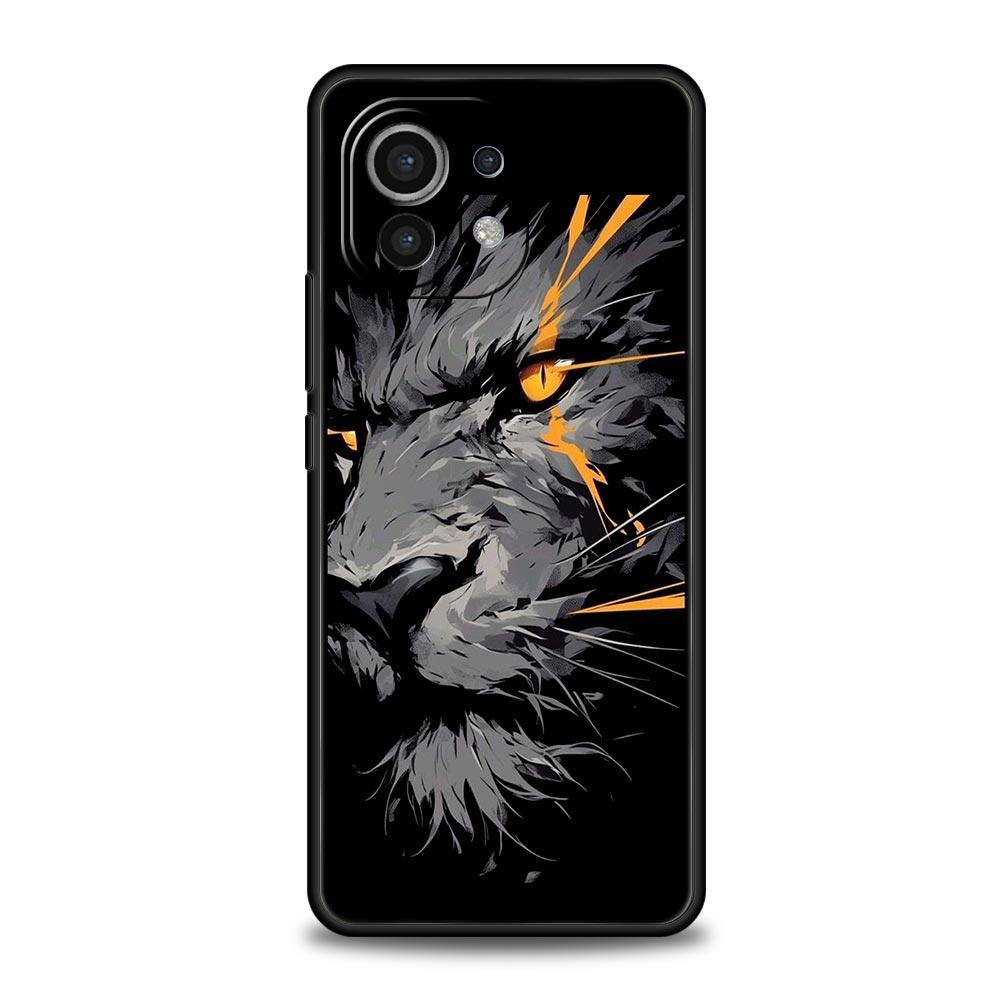 Handyhülle für Xiaomi Mi 15 14 14T 13T 12T Pro 12 13 11 Lite 5G 11T X6 X5 Pro Weiche TPU Hülle Kunst Tier Tiger