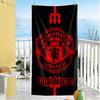 Manchester Personalized Text Beach Towel Super Soft & Absorbent Portable for SwimmingBeachCamping Travel Beach AccessoriesGym