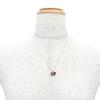 Excellent TIFFANY&Co. Necklace Mini Double Heart Tag Pendant Silver AG925 Women Used
