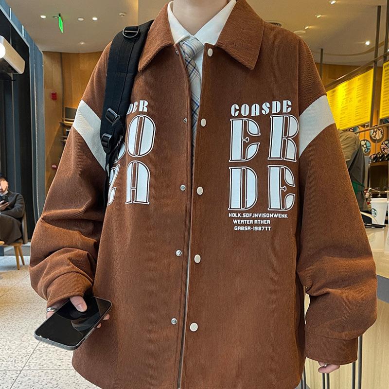 New Spring and Autumn Lapel Jacket Boys Teen Spring Student Jacket