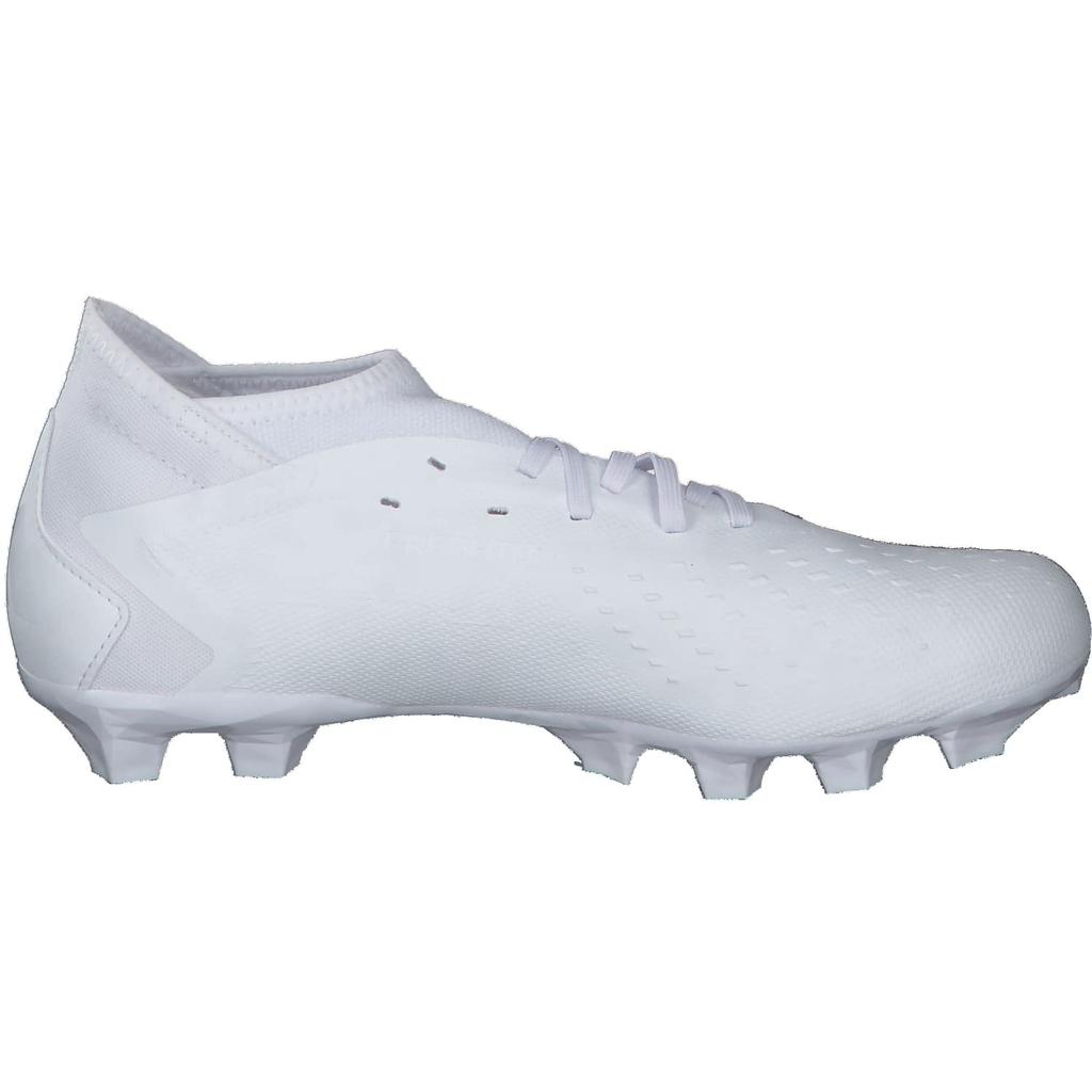 Adidas Predator LTC72 Soccer Footwear Black Size 2E Accuracy.3 HG/AG Cleats, White/Footwear White/Core (FZ6114), 25.0 Cm,