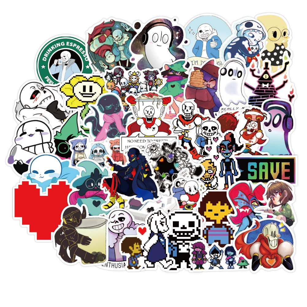 50 Stickers for Cute Waterproof Sticker Perfect for Your Favorite Is Waterproof Stickers for and Birthday Cute Merchandise Suitcases, Set, Suitcase,