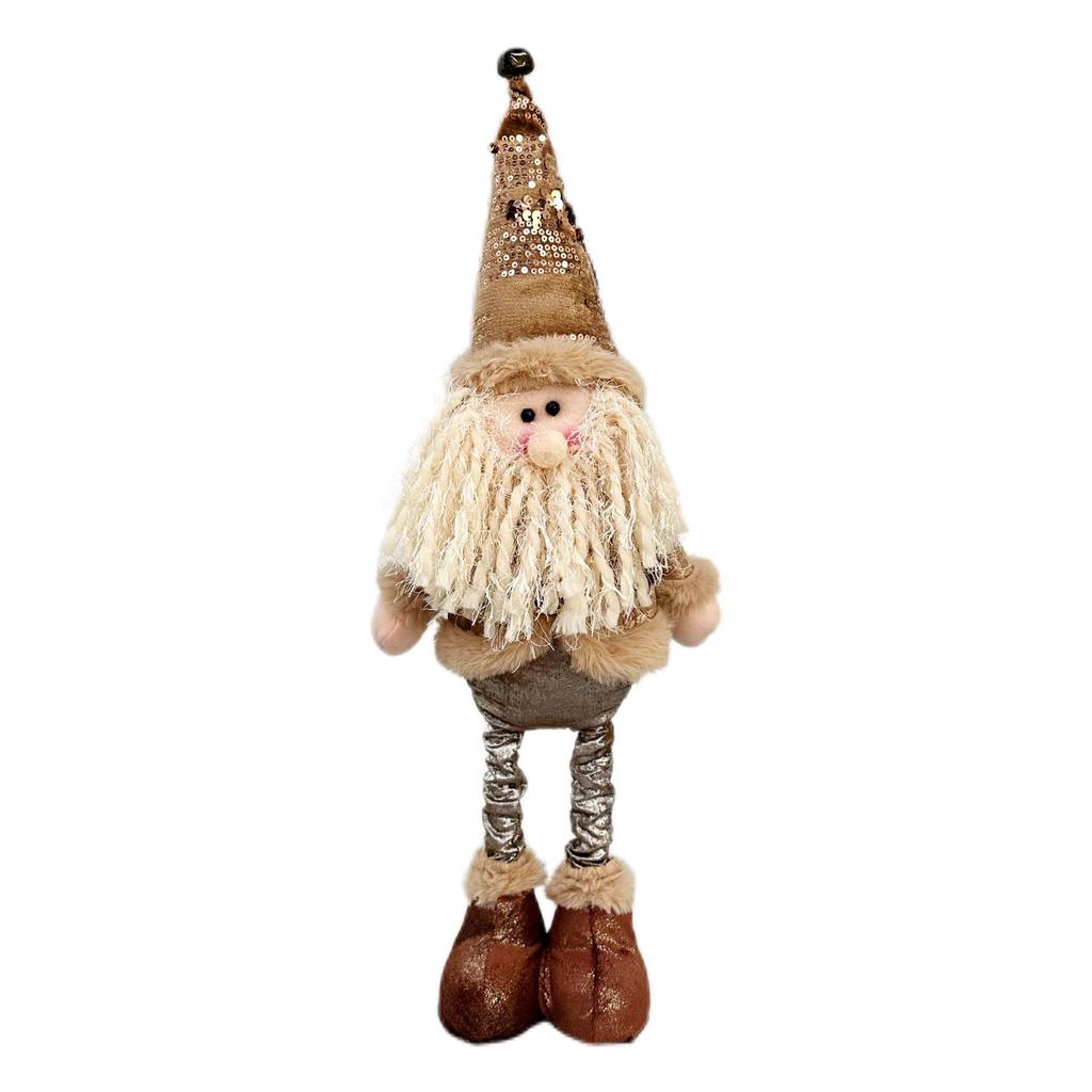Telescopic Christmas Snowman Reindeer Doll Decoration for Hotel or Window Display