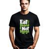 Eat Beans Not Beings Funny Vegan Slogan T Shirt Plant Based Diet Humor Casual Vegetarian Vintage Slightly Stretched