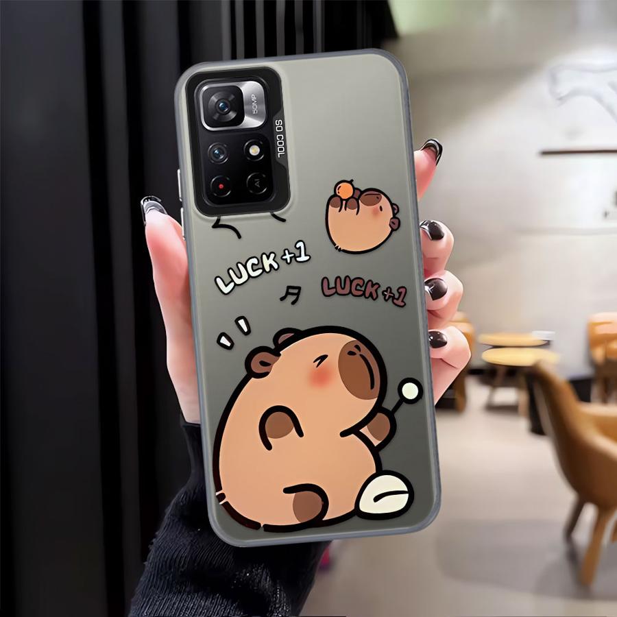 Cute Capibala Soft Shell Phone Case for Xiaomi Poco C50 X3 Pro X3 NFC C61 C51