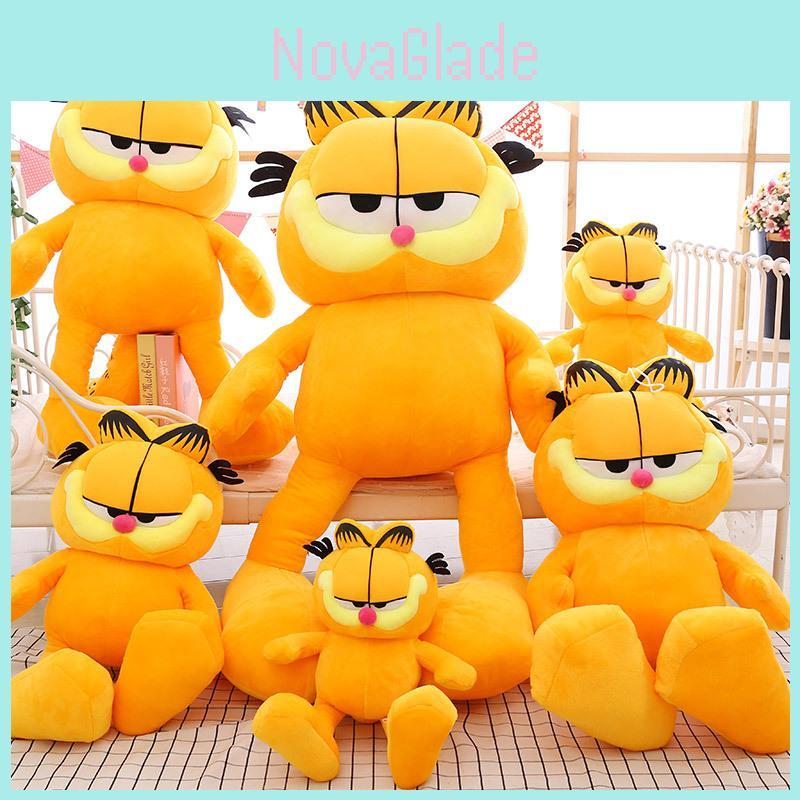 Large Garfield Plush Toy Soft Crystal Fabric Pillow Ideal Birthday Gift For Girlfriend