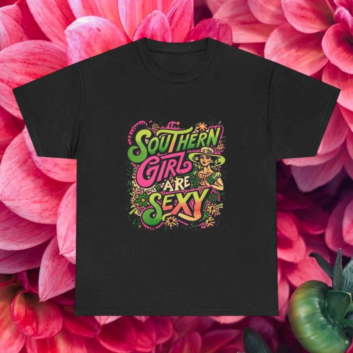 Southern Girl Are Sexy Tee | Retro Pinup Typography 3XL
