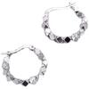 925 Silver hoop Earrings Simple Light Luxury Temperament Exquisite Semale Sexy Jewelry Gift