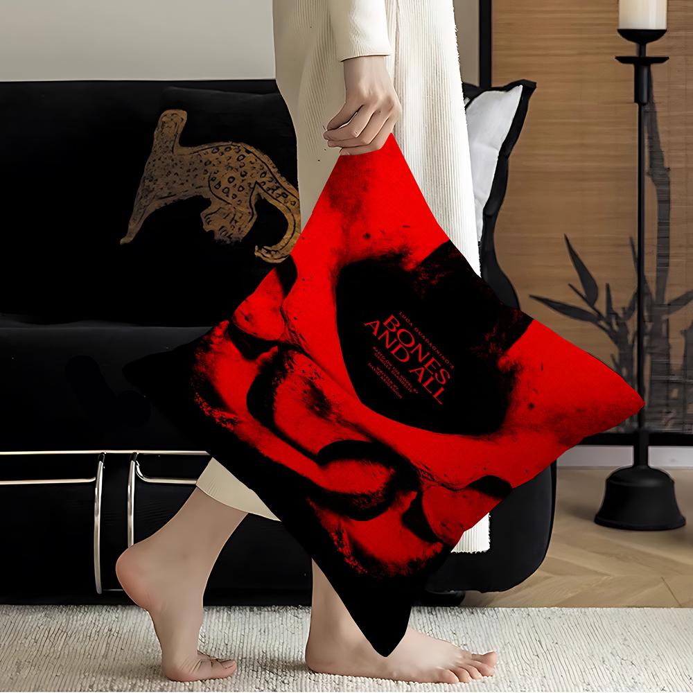 Bones and All Film Pillow Gift Home Office Decoration Bedroom Sofa Car Cushion Cover case 45x45