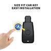 14mm Car Key Sticker Logo 3D Metal Emblem For Mercedes Benz B/C/E/S Class A Class C200L GLC GLE CLA accessories Car Styling CD2