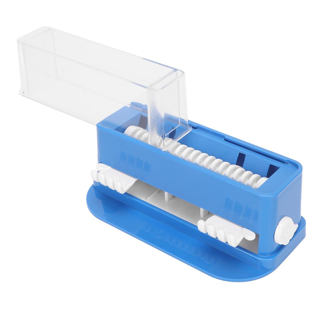 Dental Micro Applicator Dispenser Compact Convenient Large Capacity Dental Cotton Tip Box Blue