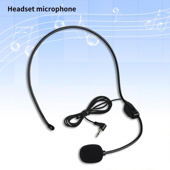 Wired Microphone Ergonomic ABS Universal Mic High Sensitivity Voice Amplifier for Studio