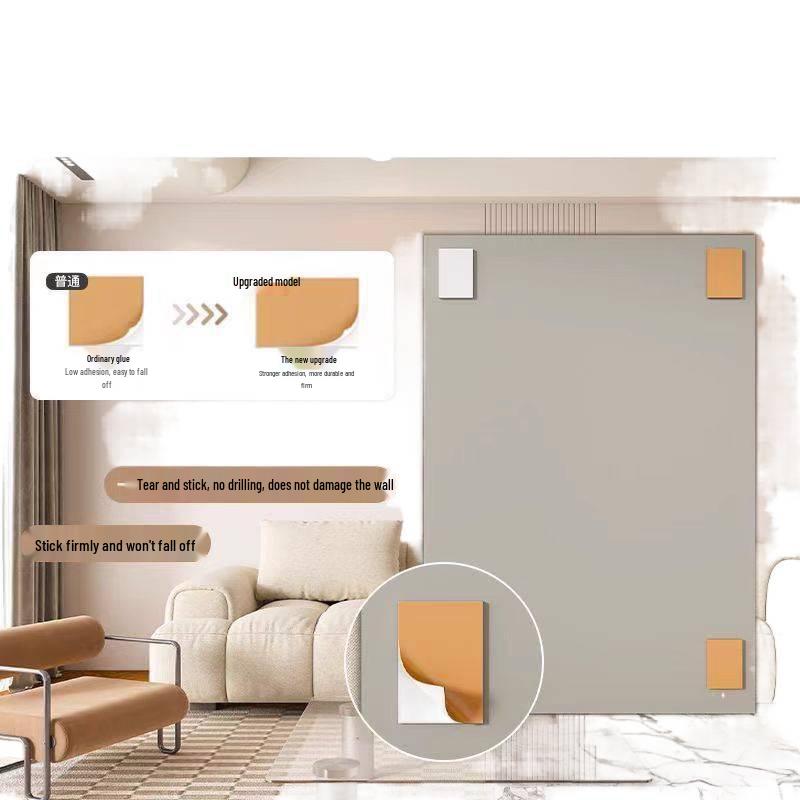 Self-Adhesive Acrylic Full-Body HD Mirror for Bathroom and Makeup