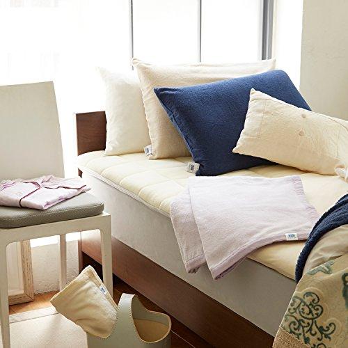 Airweave Soft Touch Pillowcase, Navy, K-P0151-NV-1, Terry Fabric, Absorbent, Quick-Drying