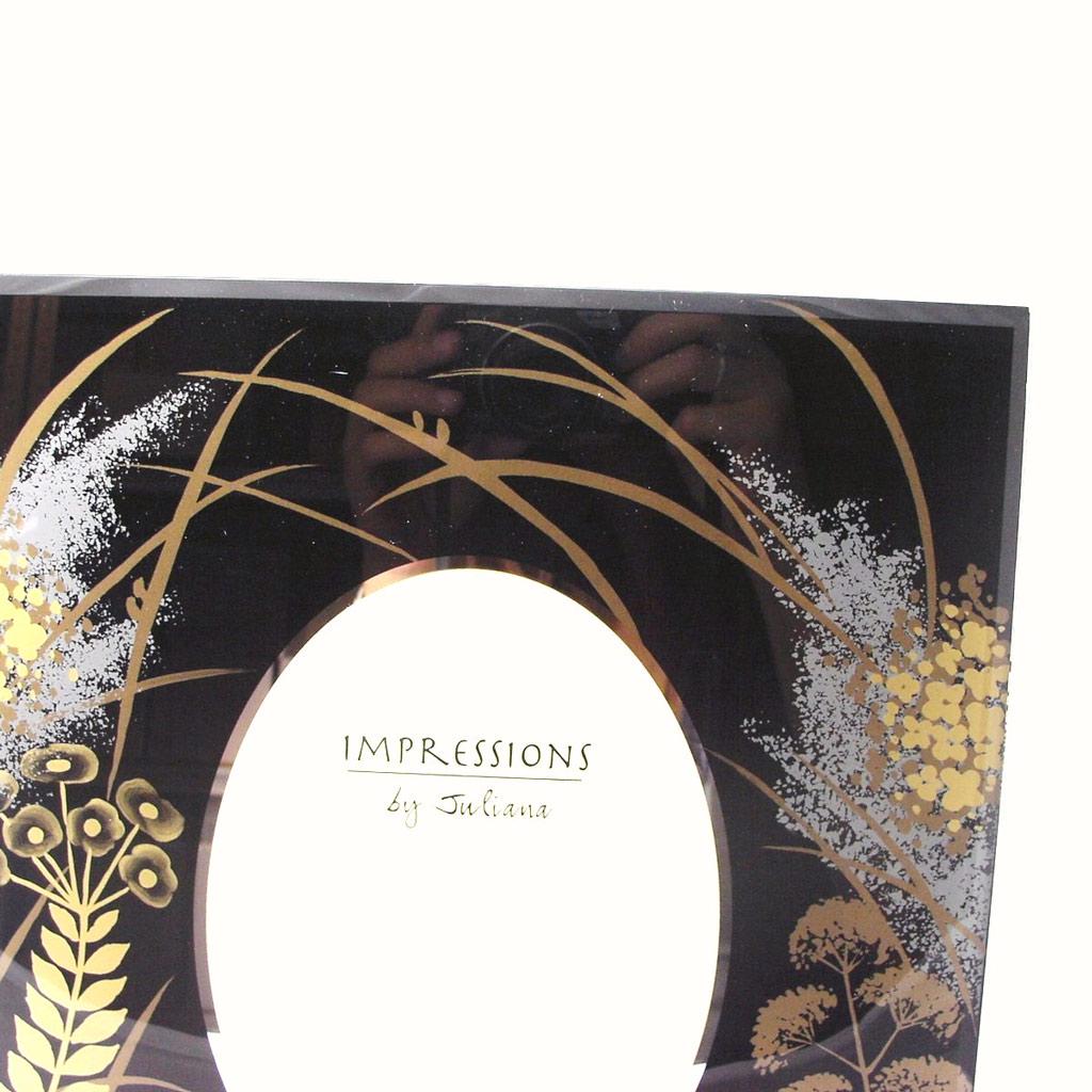 Les Trésors De Lily [F3659] - Glass Photo Frame 'Balade Champêtre' Black Brown - Photo 13x18 Cm