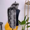 Thickened Original Design Retrostuffed Lazy Winterheattech Scarf Fashionableeasiest for Match Scarf Women's Scarves