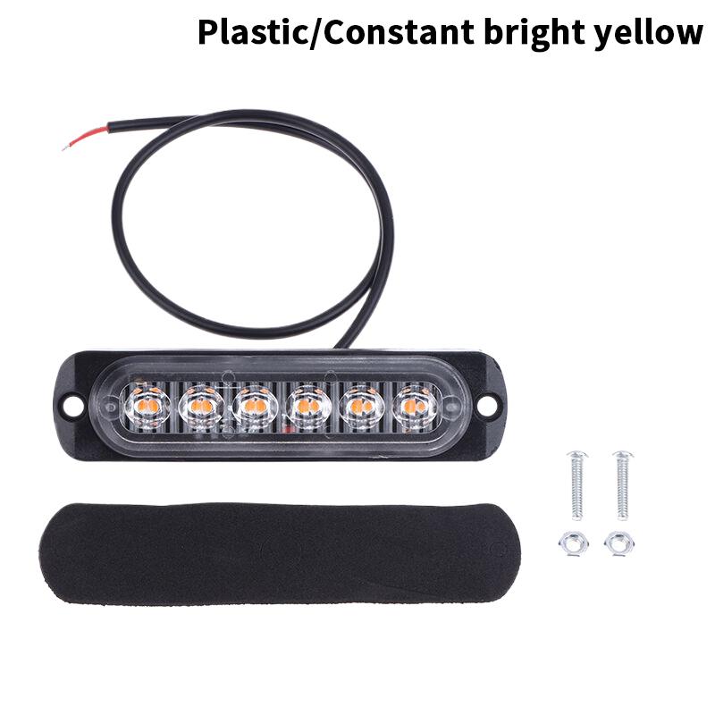 2Pcs Car External Lights Warning Light LED Flashing Strobe Lights For Trucks Car Trailer Emergency Beacon Hazard Warning Lights