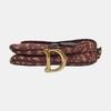 [Pre-Owned] Saddle Oblique Embroidered Classic Monogram Canvas Saddle Bag Mini - Excellent #4NK89T
