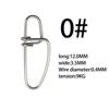 100pcs Stainless Steel Hooked Snaps Pin Fishing Snaps Luya Fishing Bait Pin  Fishing Hooks