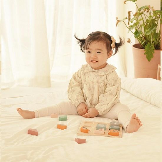 Polarbee Wooden Animal Block Puzzle, Korean Popular Puzzles
