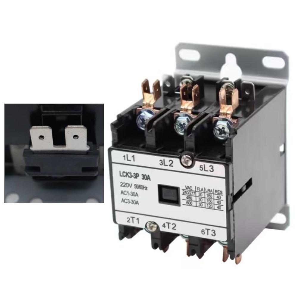 220V AC Contactor For Air Conditioning Compressor Outdoor Unit Air Conditioning AC Contactor 1P/3P Relays