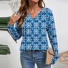 Women Long Sleeve Tops Dressy Casual V Neck Tshirts Basics Tee Vacation Fall Fashion Clothes