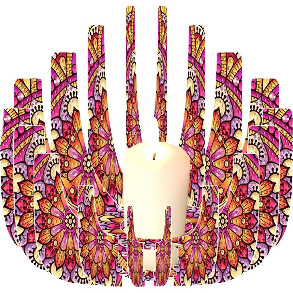 DIY Diamond Art Painting Kits of Candle Holder Diamond Painting Candlestick Holder Kit for Aromatherapy & Home Decor